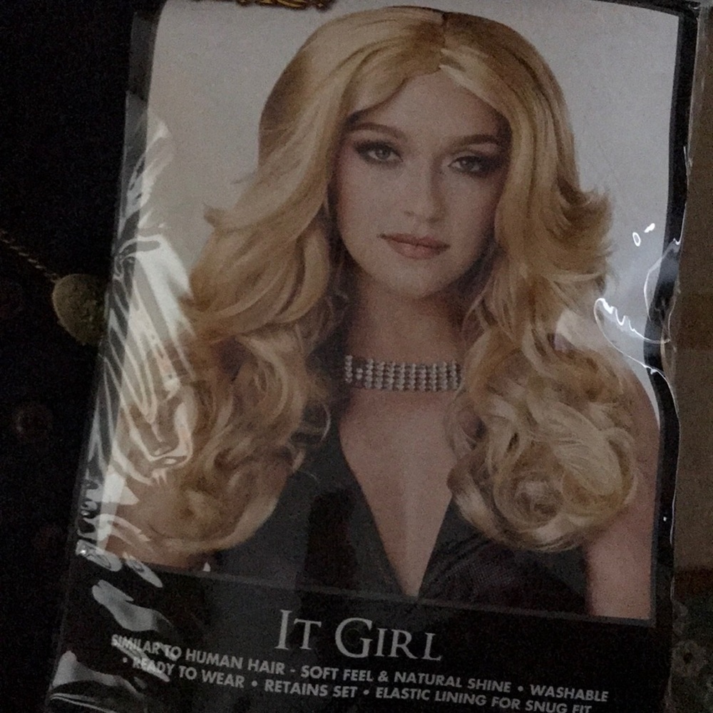 Blonde Halloween wig
